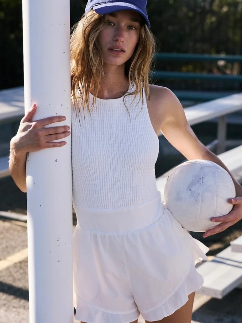 Free People Movement - Breathless Shortsie - White - L